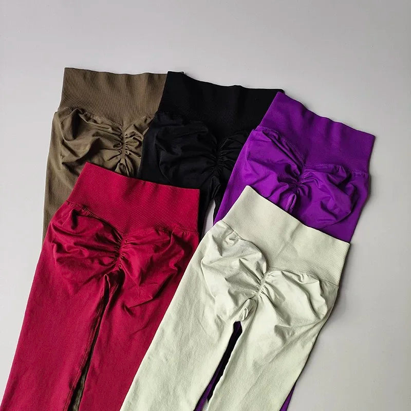 MaxFlow | Peach High-Waist Yoga Set